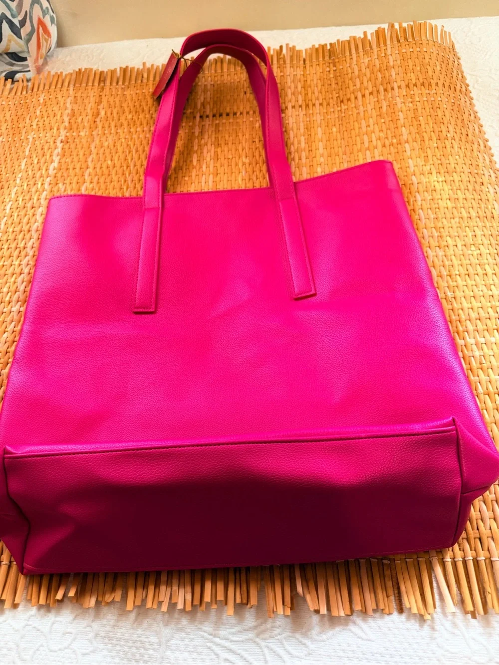 Juicy Couture Bright Pink Stud-Accent Tote